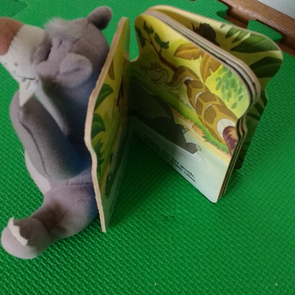 Le livre de la jungle livre peluche Baloo Disney 2000 French used